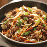 Low-Calorie, High-Protein Ground Beef Stir-Fry