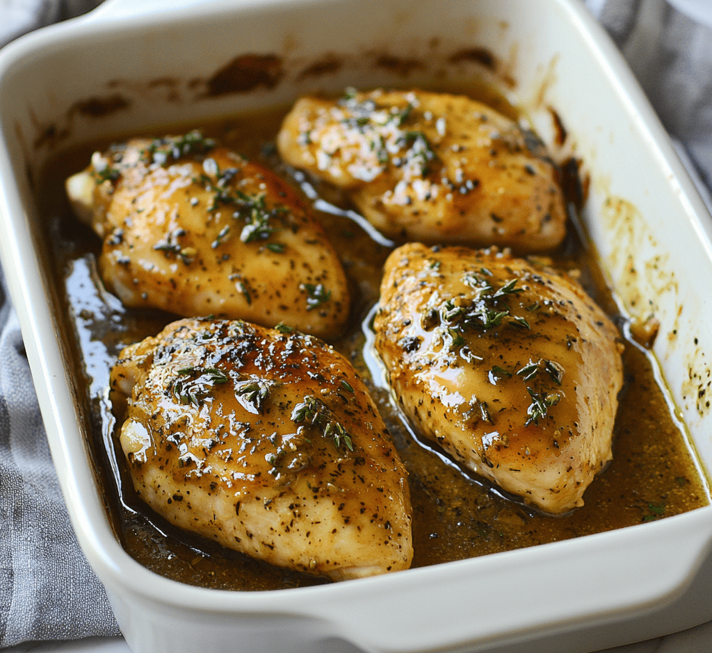 Easy Baked Honey Dijon Chicken