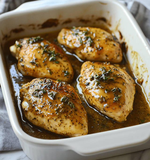 Easy Baked Honey Dijon Chicken