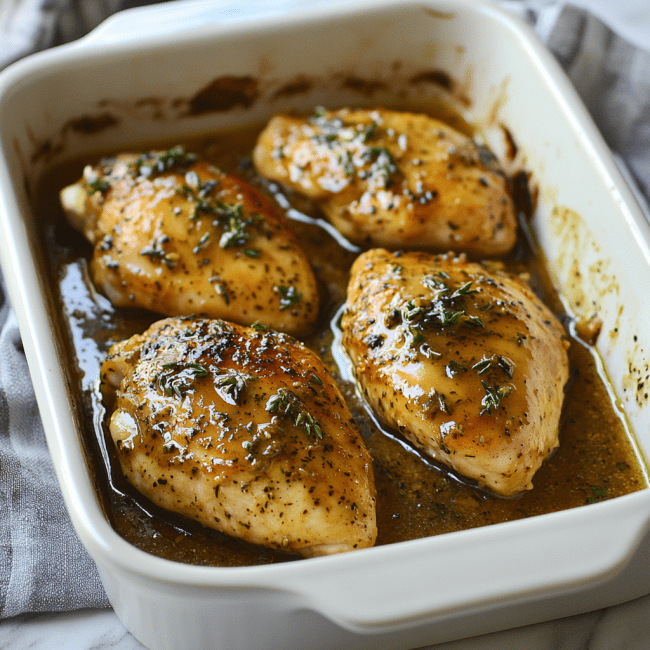 Easy Baked Honey Dijon Chicken