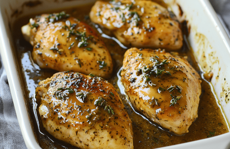 Easy Baked Honey Dijon Chicken