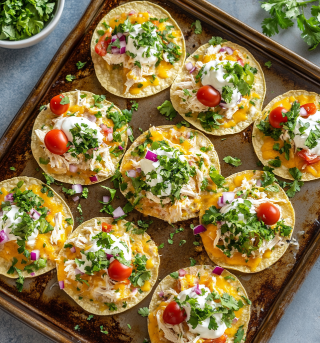 Mini Sheet Pan Tostadas