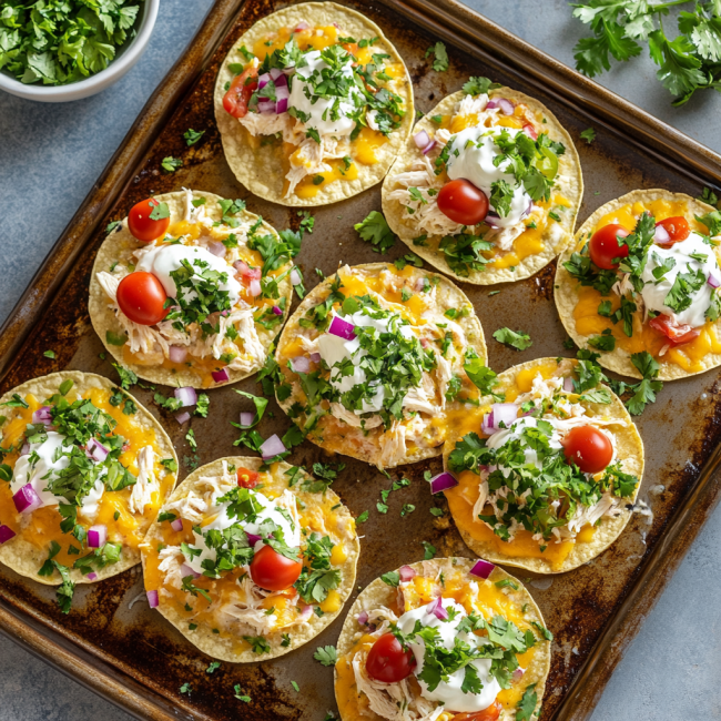 Mini Sheet Pan Tostadas