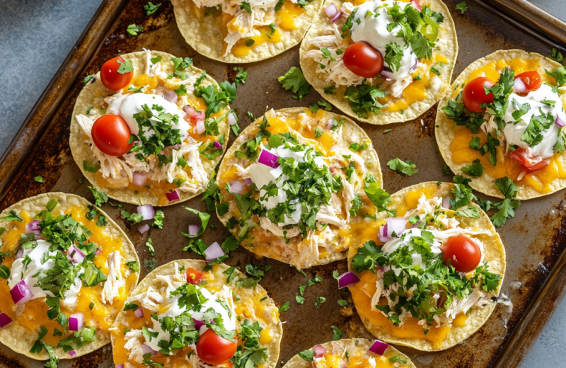 Mini Sheet Pan Tostadas