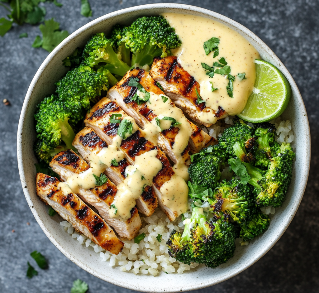 Grilled Chicken & Broccoli Bowls