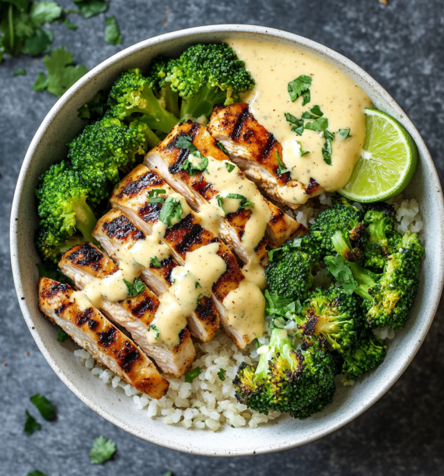 Grilled Chicken & Broccoli Bowls