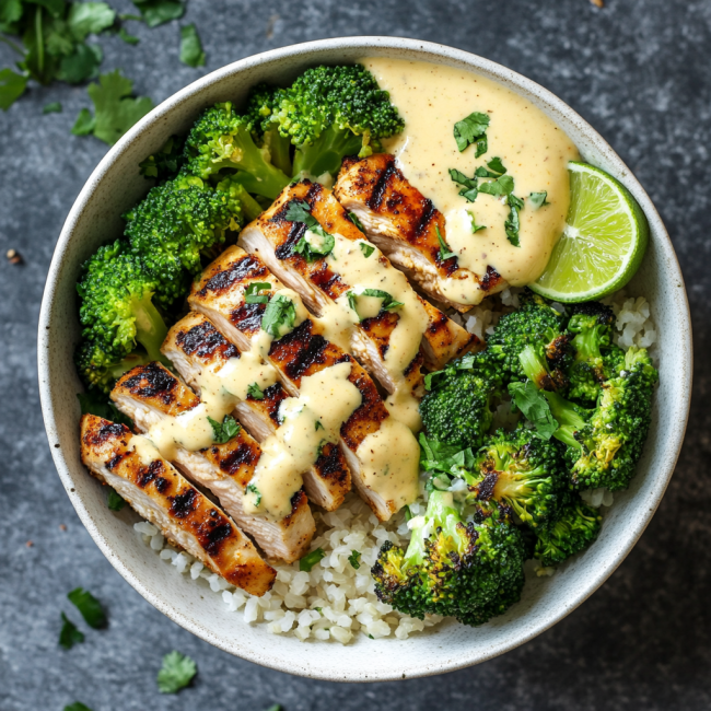 Grilled Chicken & Broccoli Bowls