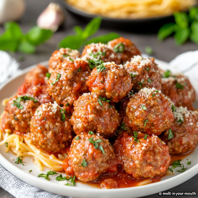 Melt-In-Your-Mouth Italian Meatballs