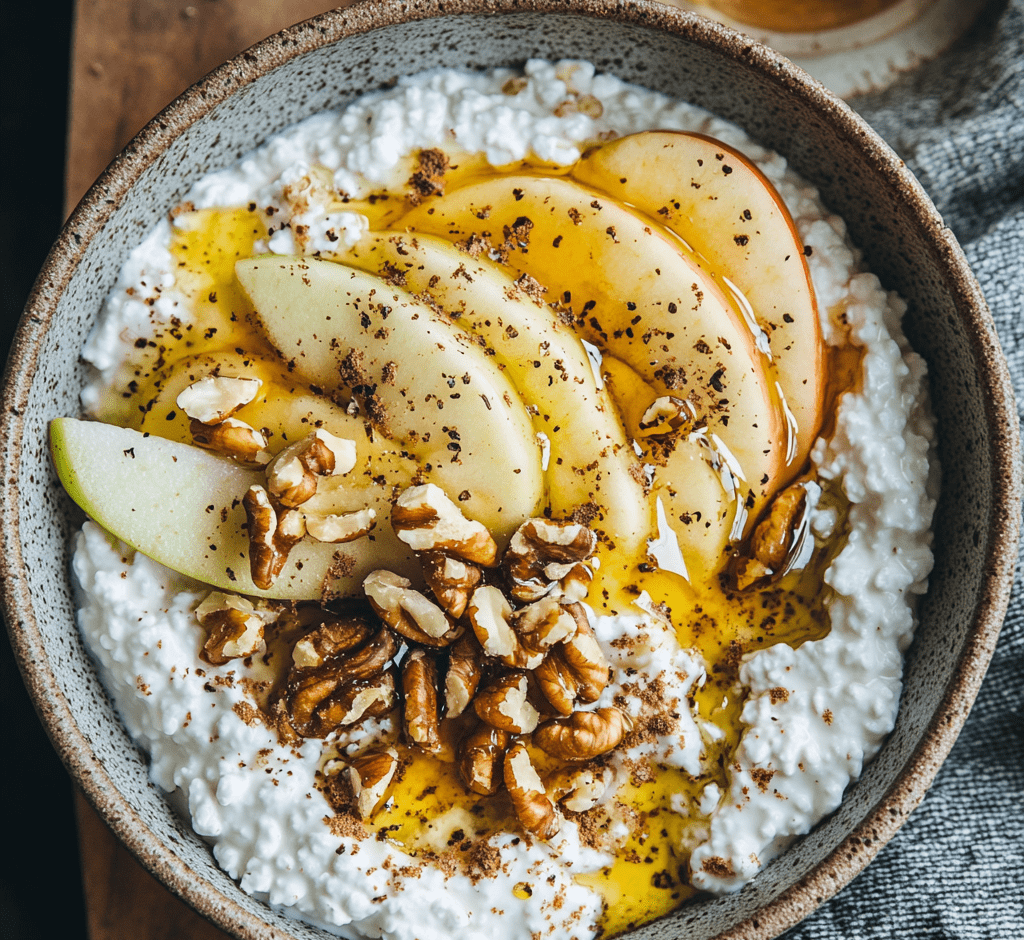 Apple Walnut Cottage Cheese Bowl