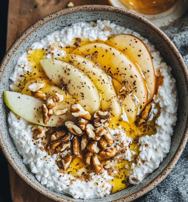 Apple Walnut Cottage Cheese Bowl