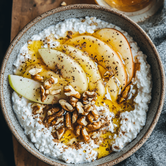 Apple Walnut Cottage Cheese Bowl