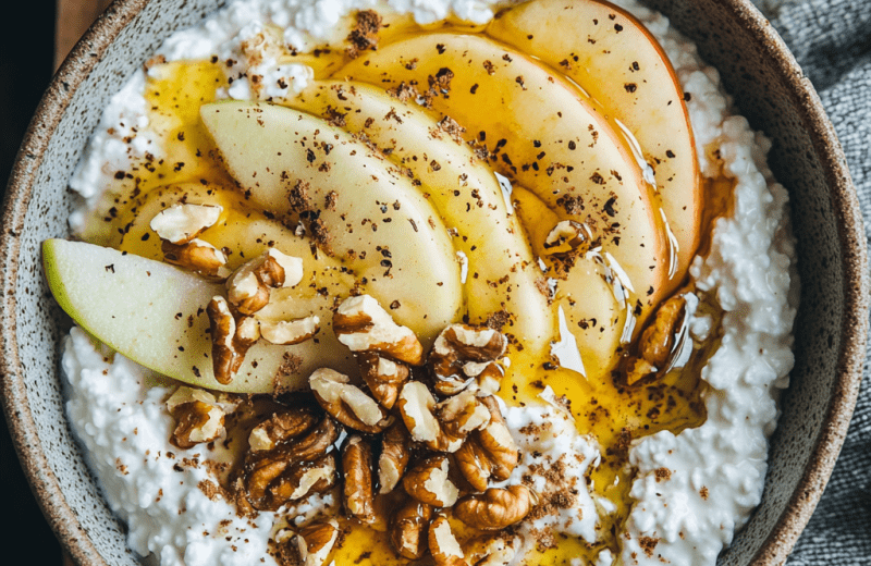 Apple Walnut Cottage Cheese Bowl