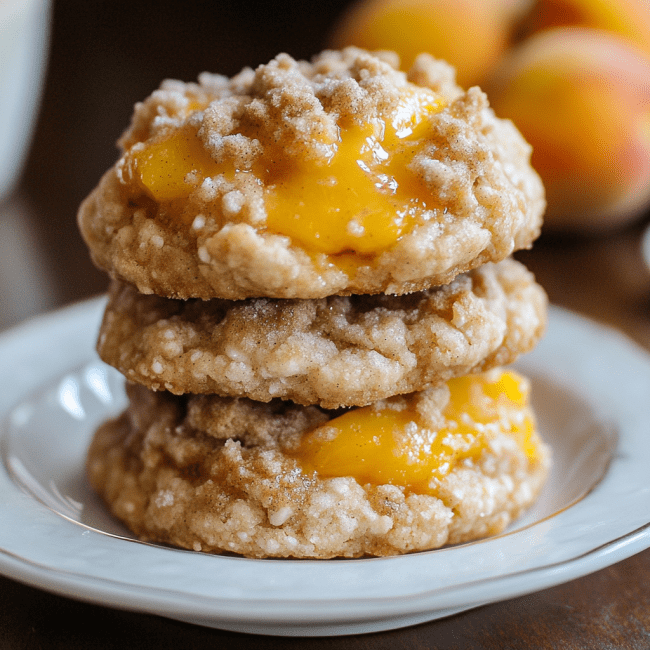 Peach Cobbler Cookies