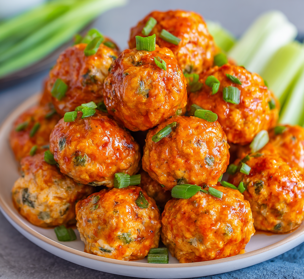 Buffalo Chicken Meatballs
