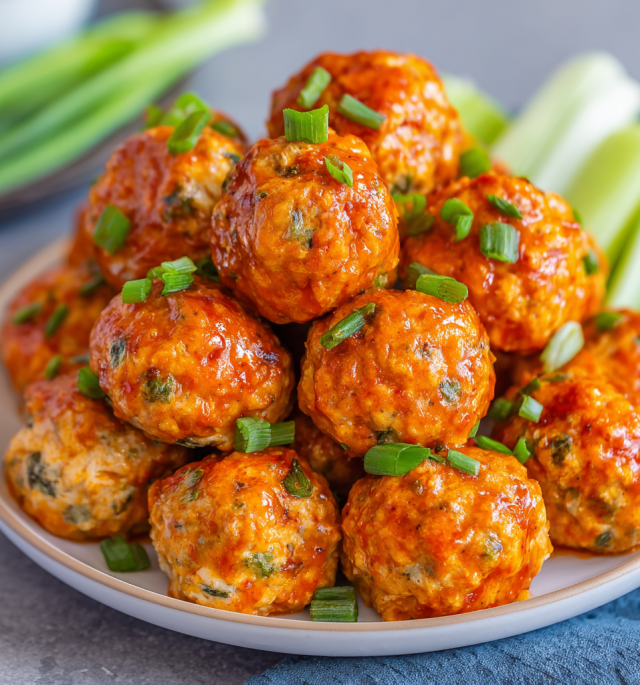 Buffalo Chicken Meatballs