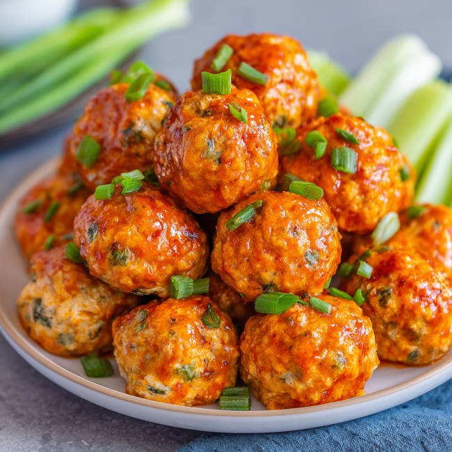 Buffalo Chicken Meatballs