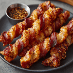 Air Fryer Twisted Bacon