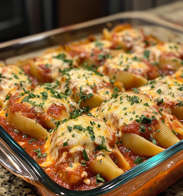 Cheesy Stuffed Shells Recipe