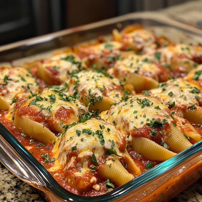 Cheesy Stuffed Shells Recipe