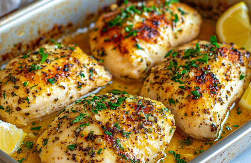 Garlic Butter Baked Chicken Breast
