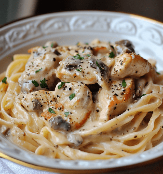 Creamy Chicken Linguine