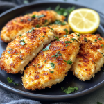 Crispy Parmesan Crusted Chicken