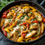 Chicken Cheesesteak Skillet