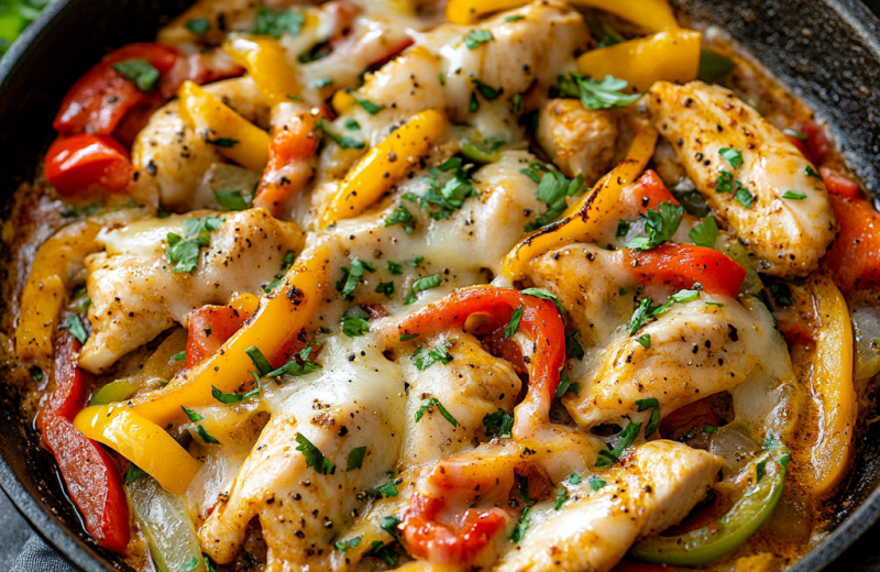 Chicken Cheesesteak Skillet