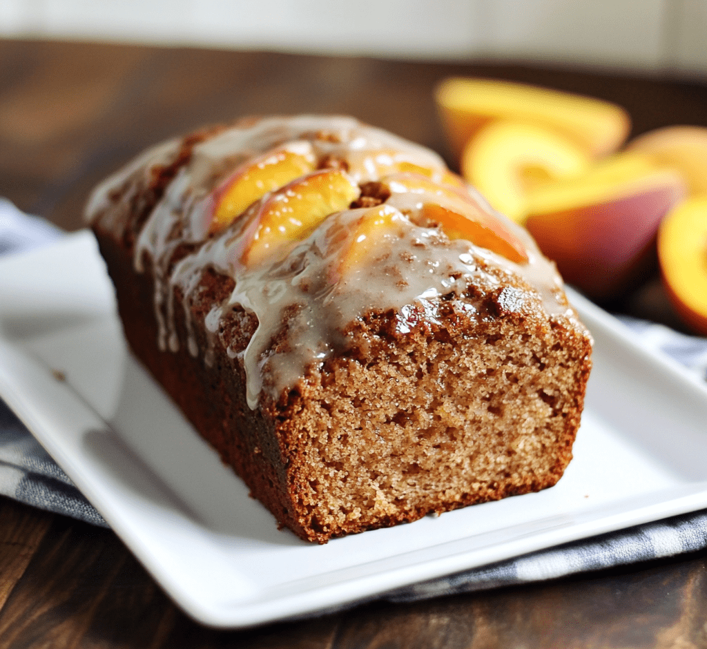 Cinnamon Peach Bread Recipe