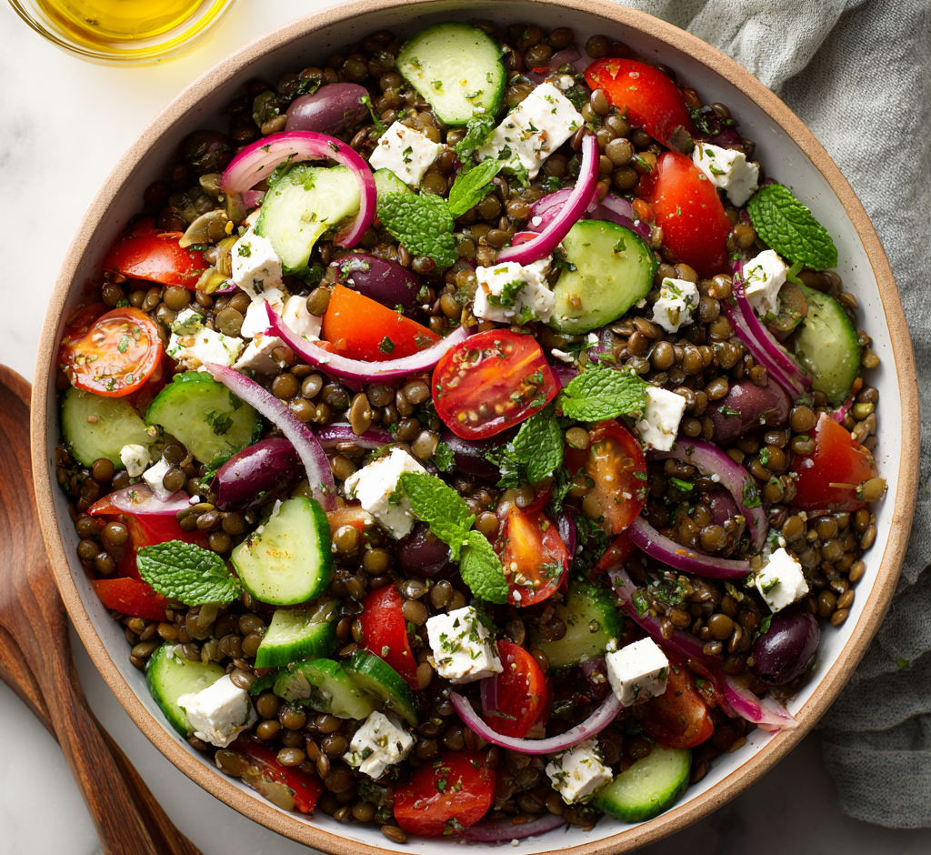 Mediterranean Lentil Salad