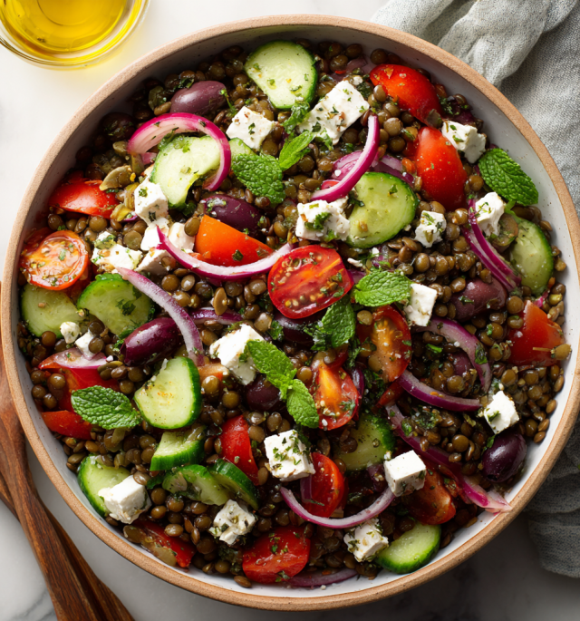 Mediterranean Lentil Salad