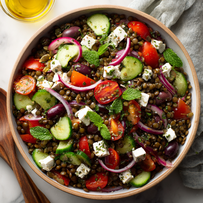 Mediterranean Lentil Salad