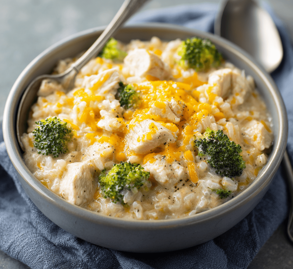 Easy Crockpot Chicken and Rice
