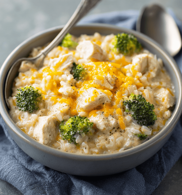 Easy Crockpot Chicken and Rice