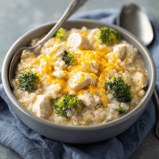 Easy Crockpot Chicken and Rice