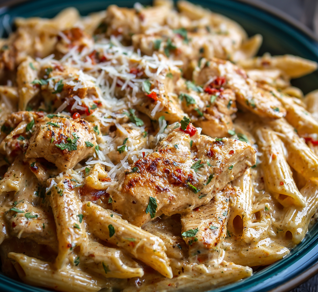 Crock Pot Creamy Cajun Chicken Pasta