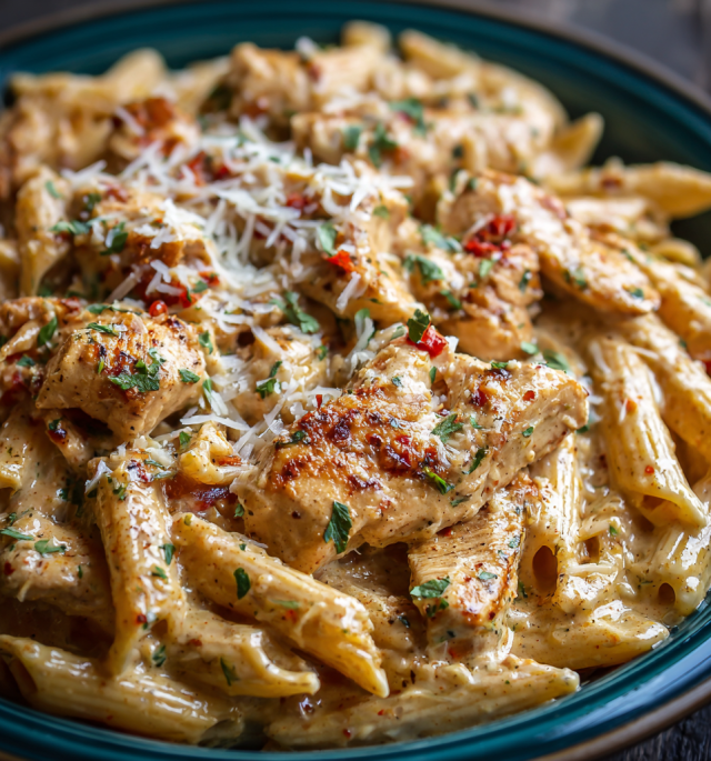 Crock Pot Creamy Cajun Chicken Pasta