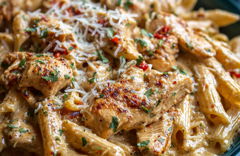 Crock Pot Creamy Cajun Chicken Pasta