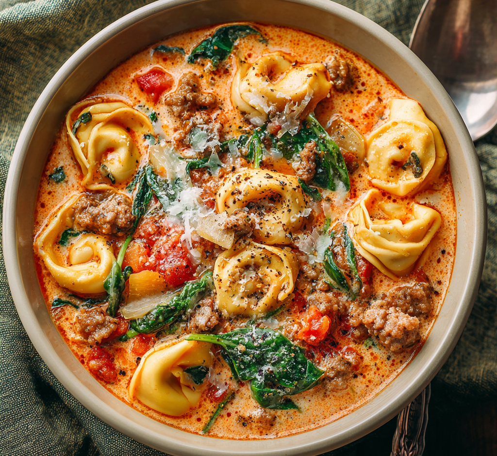 Italian Sausage Tortellini Soup