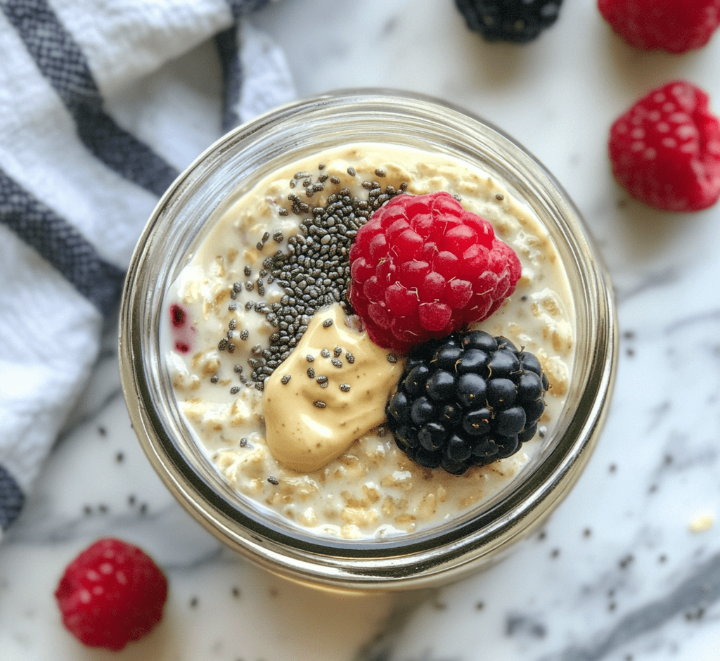 Power Up with Protein Overnight Oats