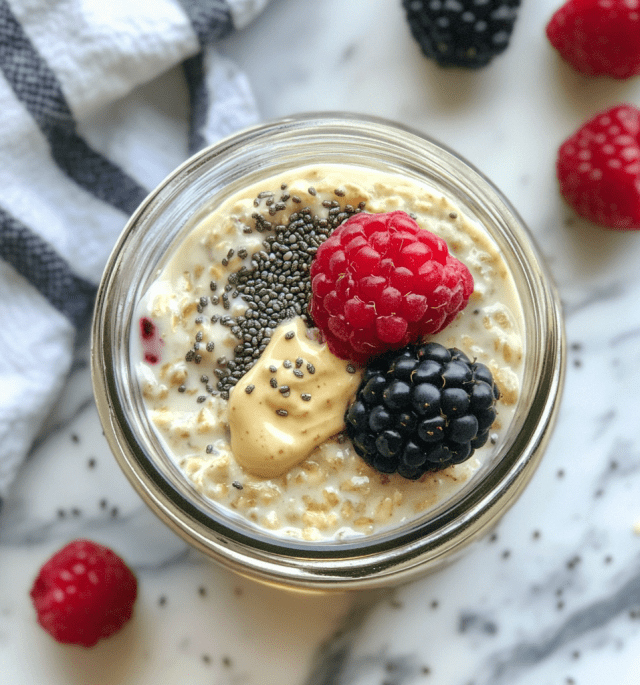 Power Up with Protein Overnight Oats