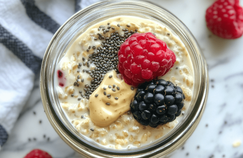 Power Up with Protein Overnight Oats