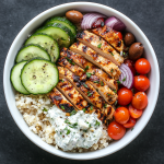 Greek Chicken Bowls