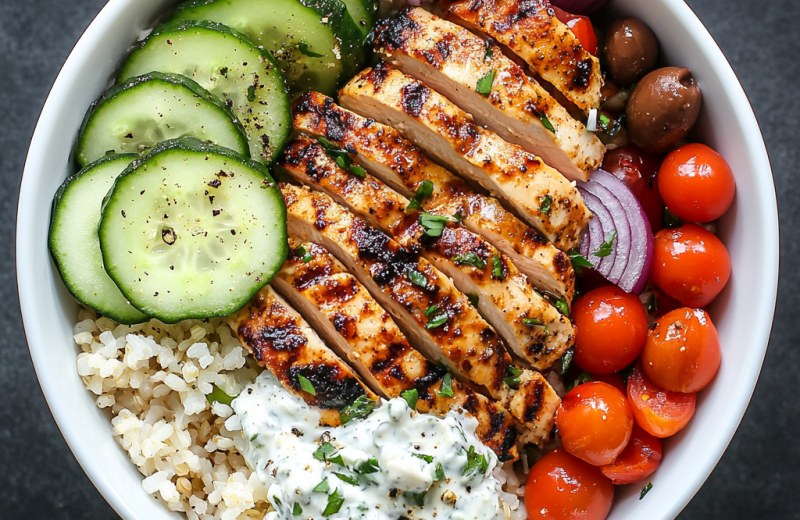 Greek Chicken Bowls
