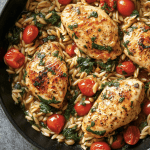 Chicken Orzo (30-Minutes, One-Pan)