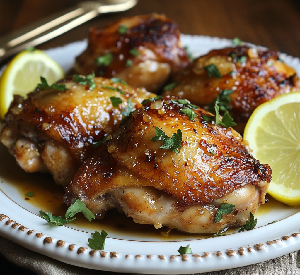 Easy Soy Garlic Chicken Thighs