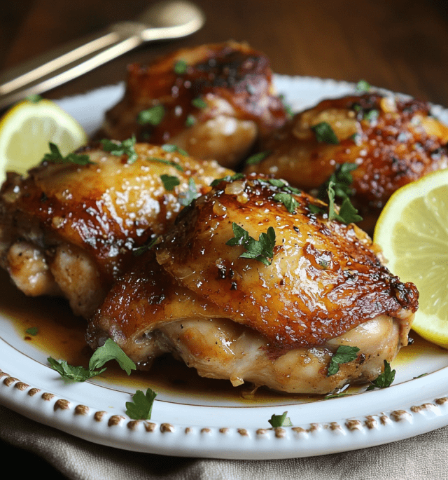 Easy Soy Garlic Chicken Thighs