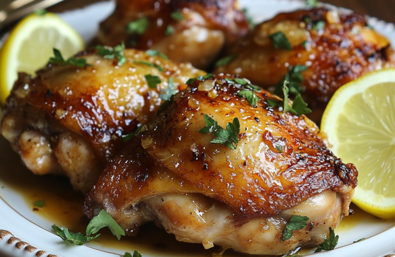 Easy Soy Garlic Chicken Thighs