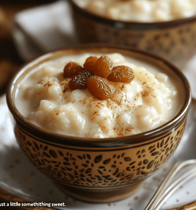 Creamy Old-Fashioned Rice Pudding