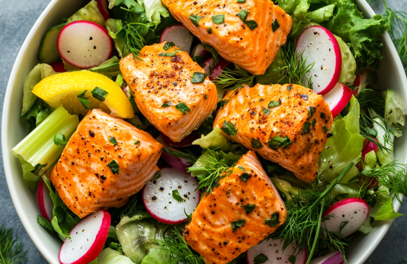 Flaky Salmon Salad